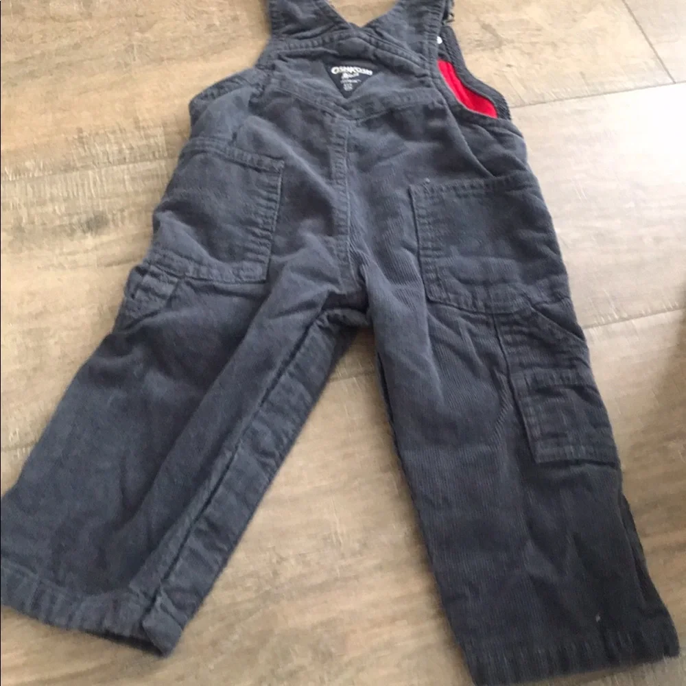 5/$25 OshKosh Corduroy Overall | Retro | Pants | Gray
